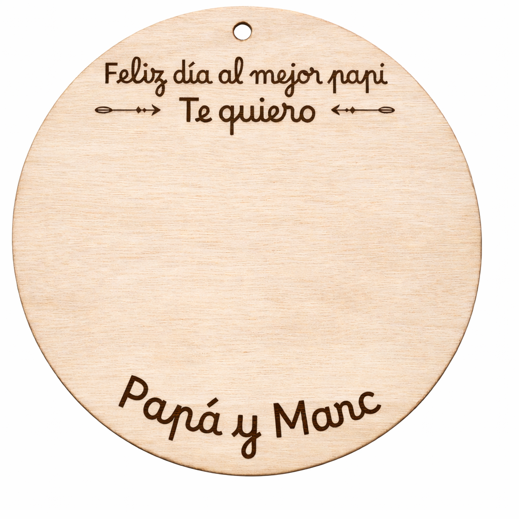 PLACA PARA PAPI - DÍA DEL PADRE 🖐️
