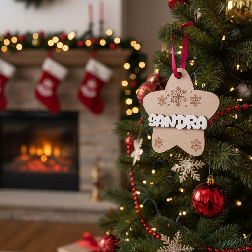 BOLA NAVIDAD ESTRELLA