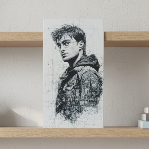 CUADRO 3D - HARRY POTTER