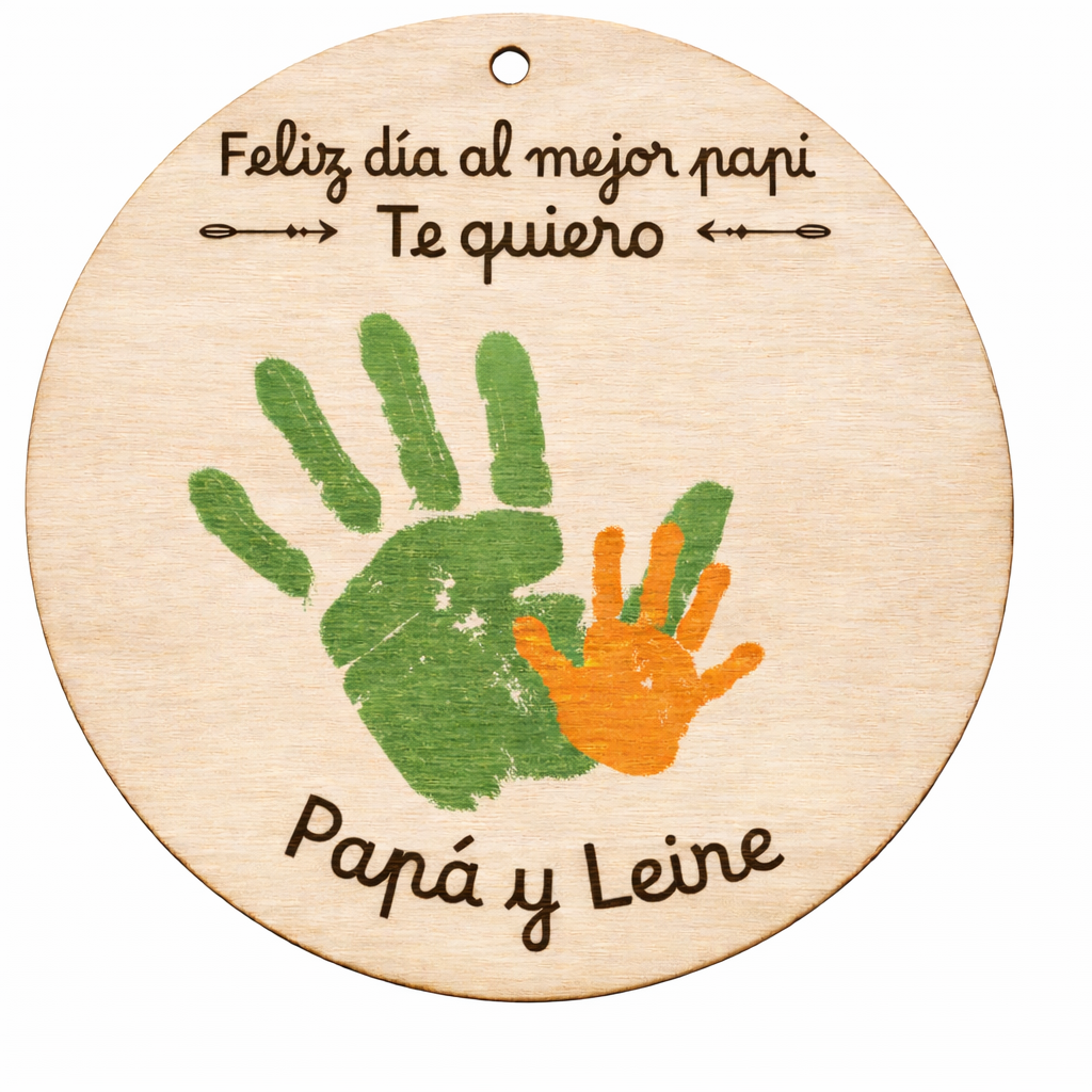 PLACA PARA PAPI - DÍA DEL PADRE 🖐️
