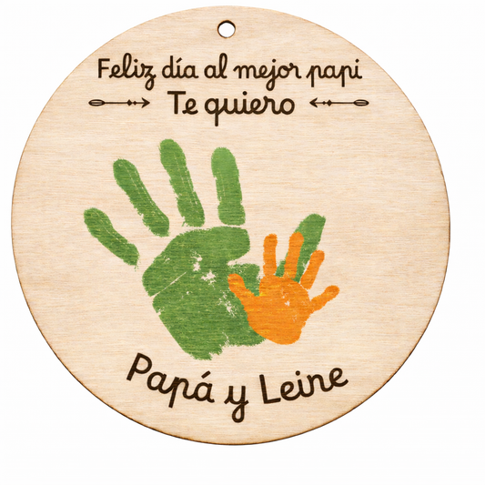 PLACA PARA PAPI - DÍA DEL PADRE 🖐️
