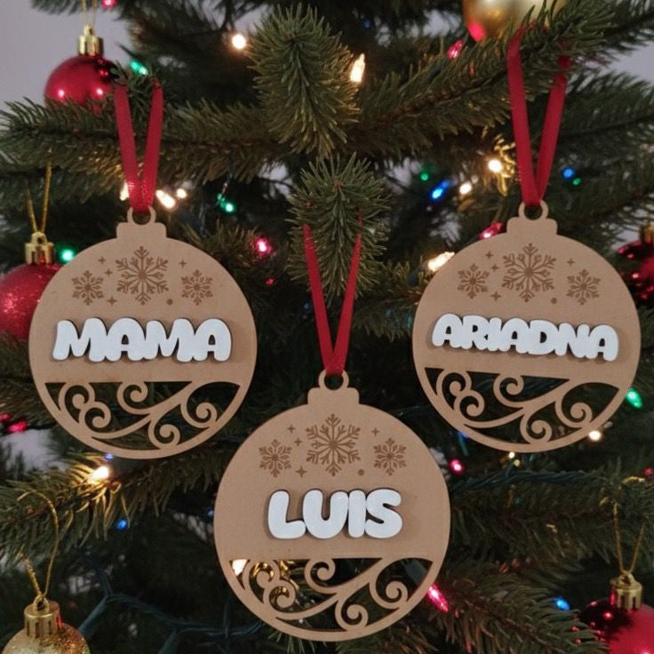 BOLA DE NAVIDAD RELIEVE