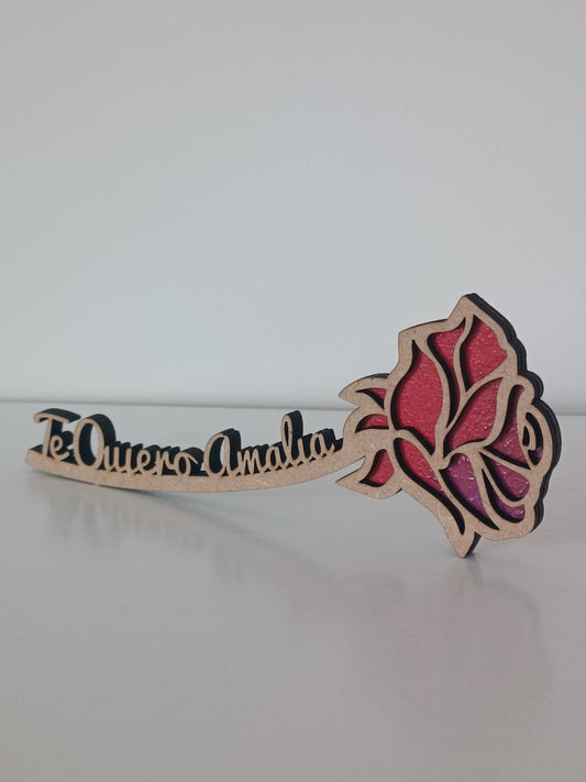 ROSA GRANDE PERSONALIZADA