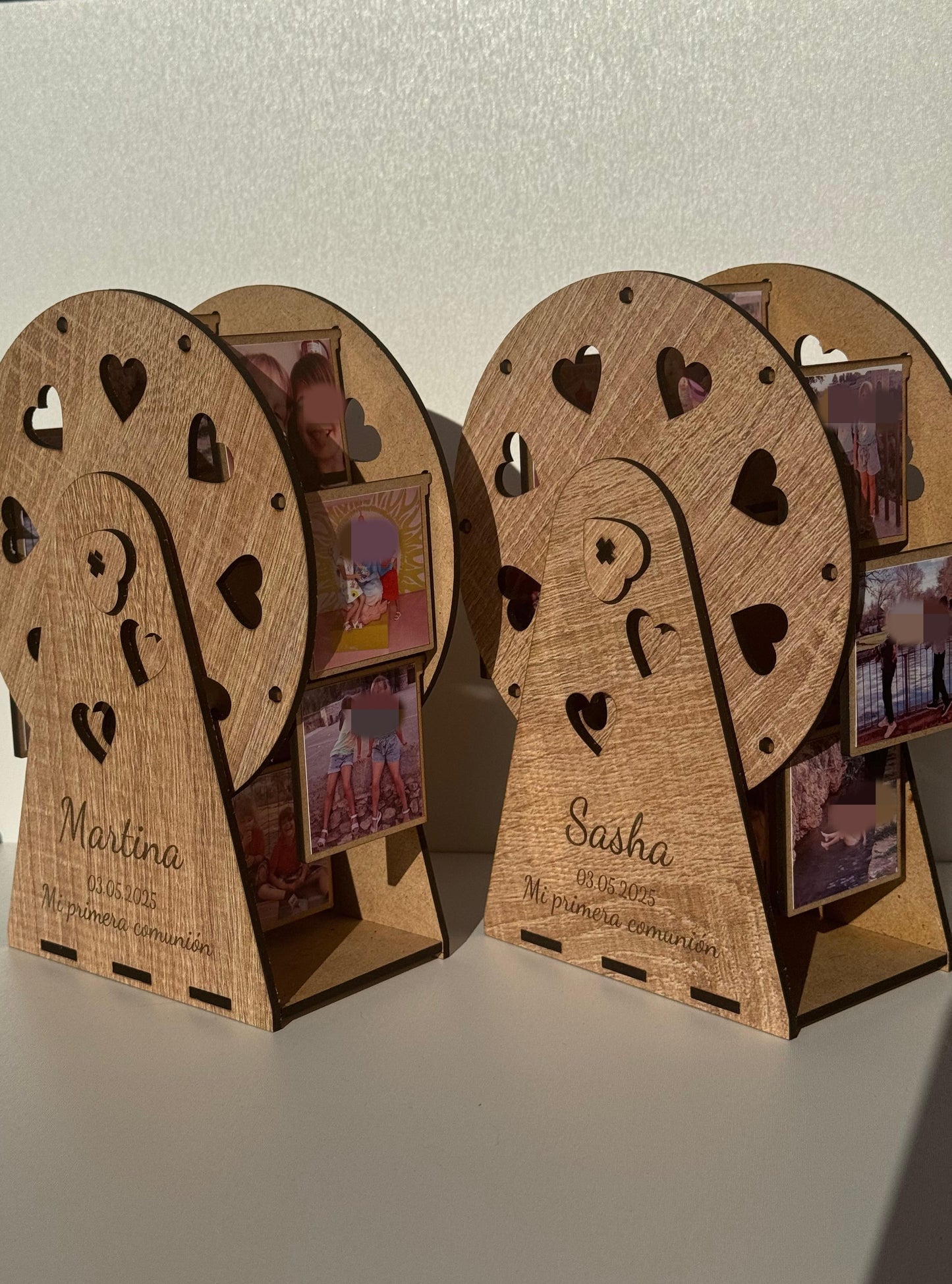 NORIA DE MADERA PERSONALIZADA| REGALO CON FOTOS