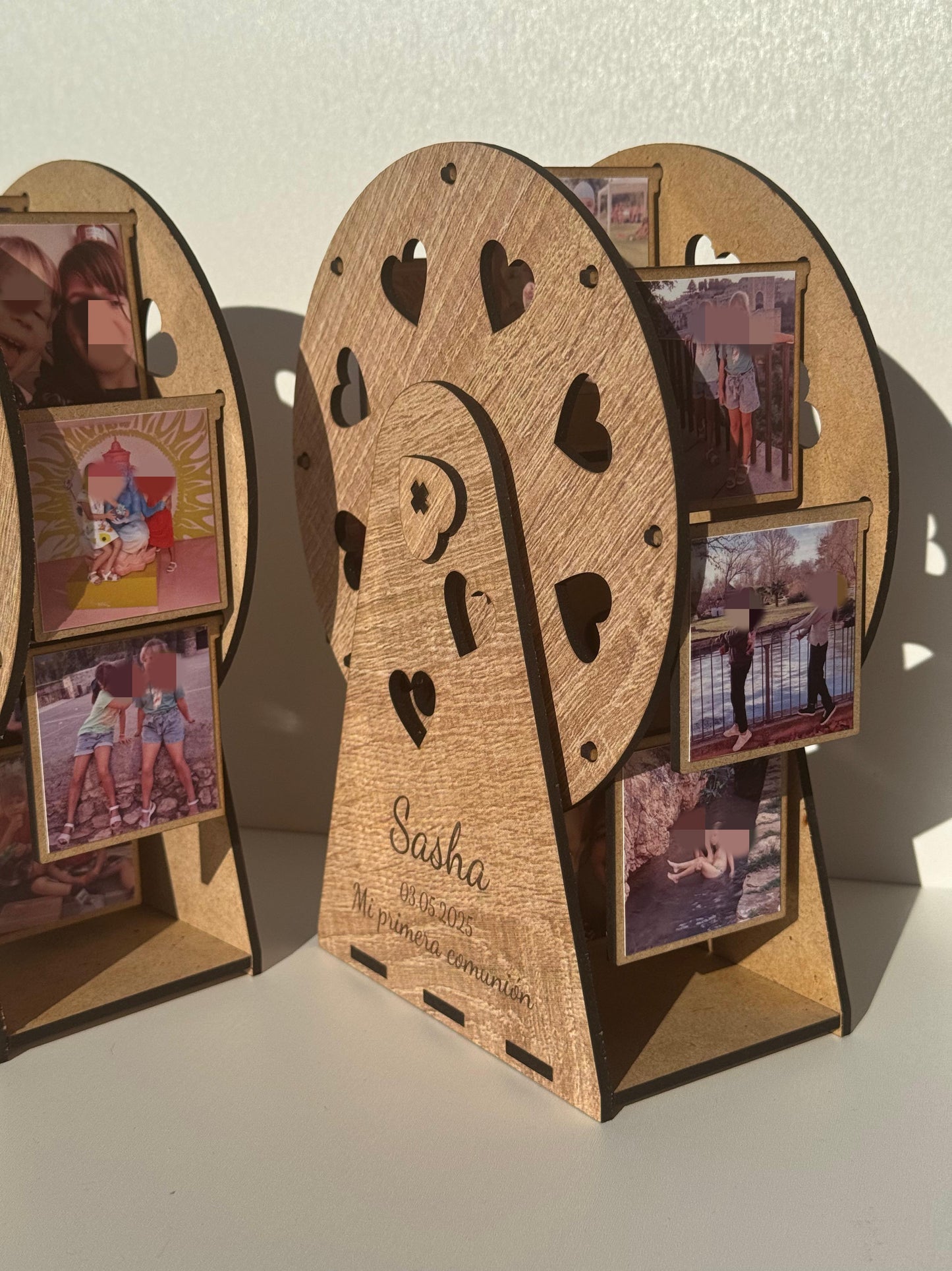 NORIA DE MADERA PERSONALIZADA| REGALO CON FOTOS