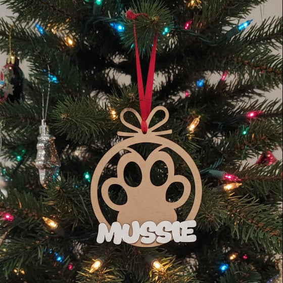 BOLA NAVIDEÑA HUELLA